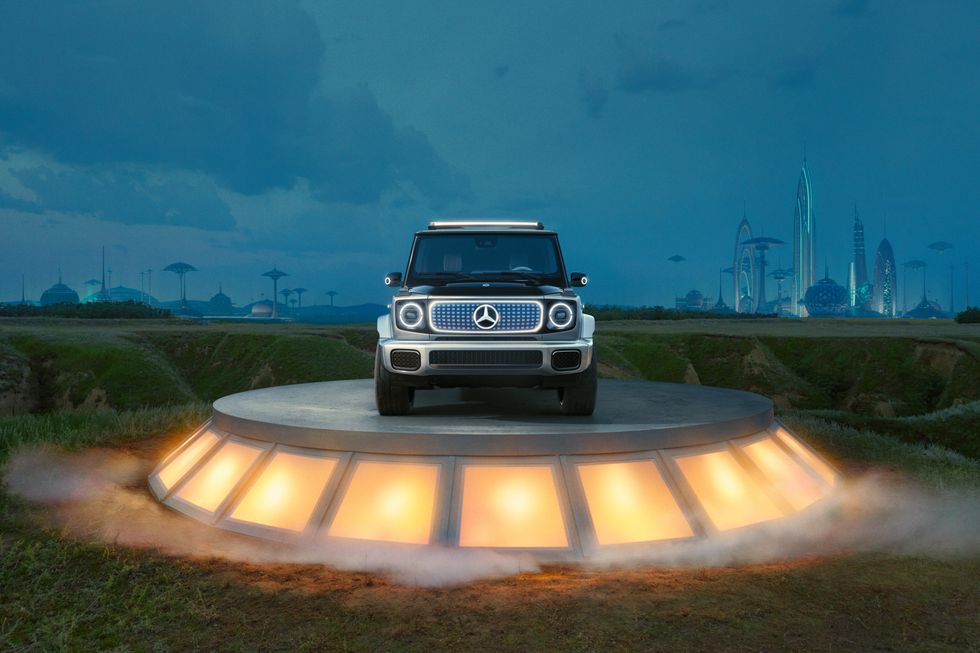 Фотография Mercedes EQG (2 слайд)